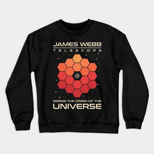 James Webb Telescope Crewneck Sweatshirt by Sachpica